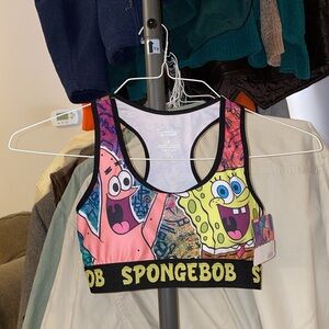 NWT SpongeBob Sports Bra